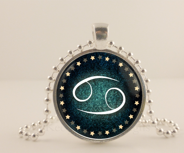 Cancer Necklace, Zodiac Sign 1